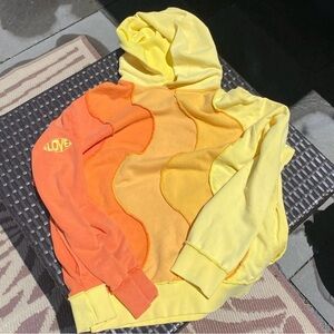 Jaded london wave cut hoodie